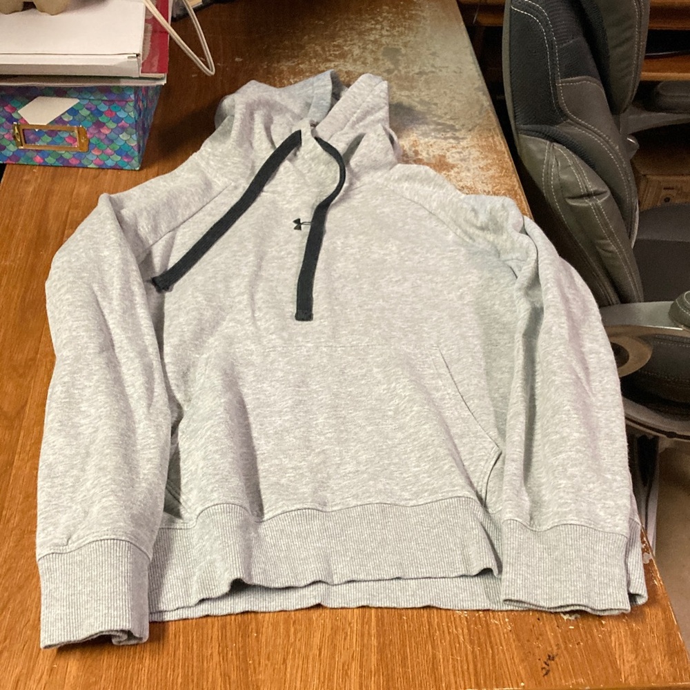 Under Armour Light Gray Pullover Hoodie